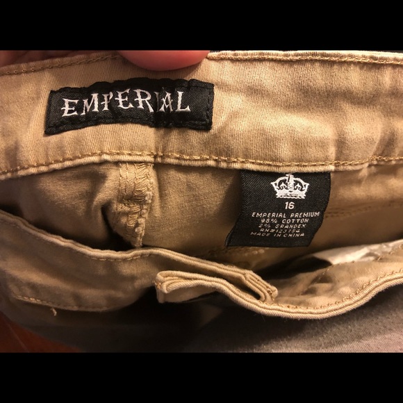 Khaki slim pants - Picture 3 of 3